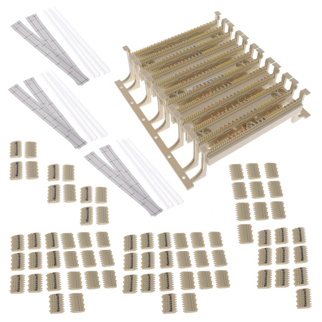 P110KB3004Y Panduit Corp  Modular Connector Wiring Blocks