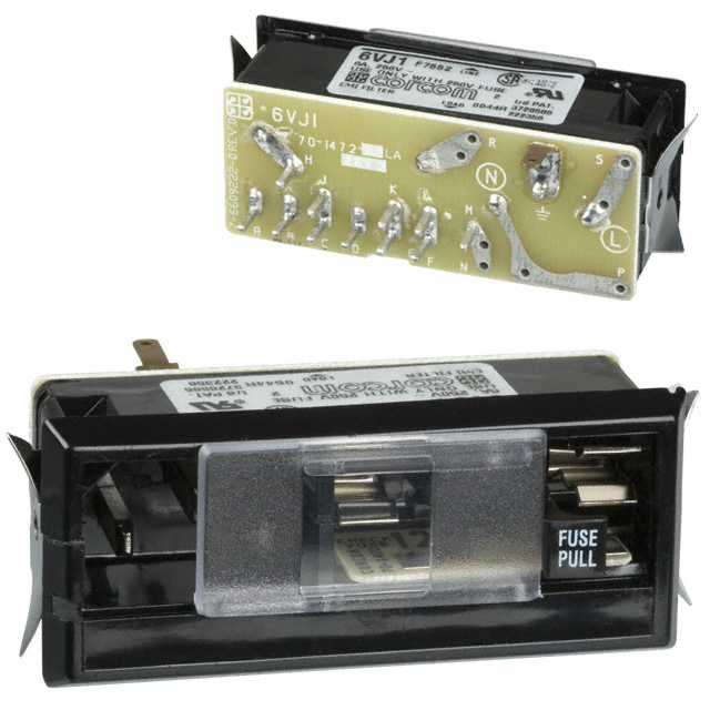 6VJ1 TE Connectivity Corcom Filters  Power Entry Modules (PEM)
