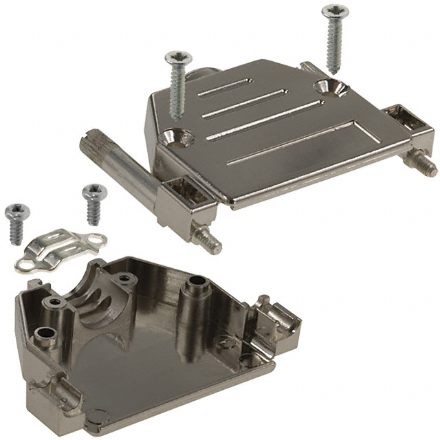 973-025-020-121 NorComp Inc.  Capots de connecteurs D-Sub en forme de D