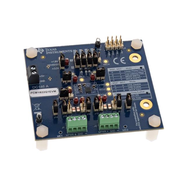 PCM1822Q1EVM Texas Instruments  Cartes et kits d'évaluation et de démonstration