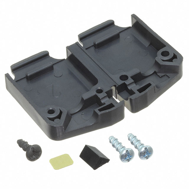 5205730-1 TE Connectivity AMP Connectors  Capots de connecteurs D-Sub en forme de D