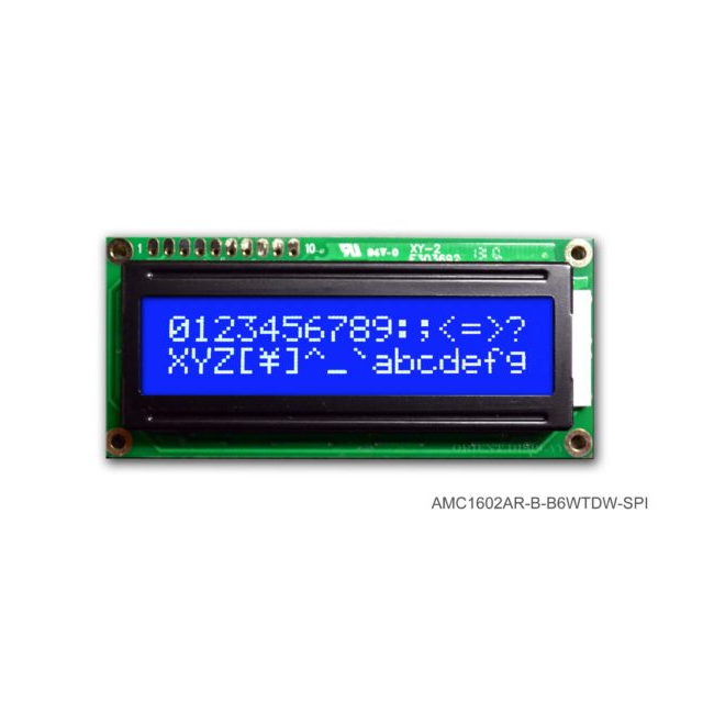 AMC1602AR-B-B6WTDW-SPI Orient Display  Écran LCD OLED à caractères et chiffres