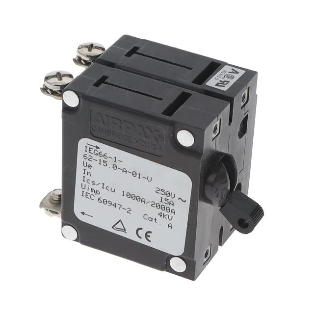 IEG66-1-62-15.0-A-01-V Sensata-Airpax Disjoncteurs