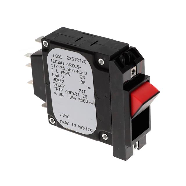 IEGBX1-1REC5-51F-25.0-A-N3-V Sensata-Airpax Disjoncteurs
