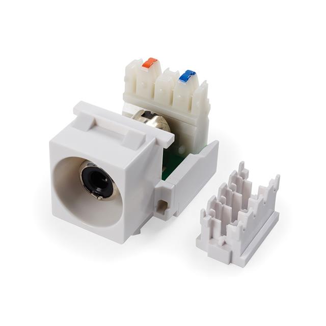 KJBK1-RCA-110-WH Hyperline  Keystone Inserts