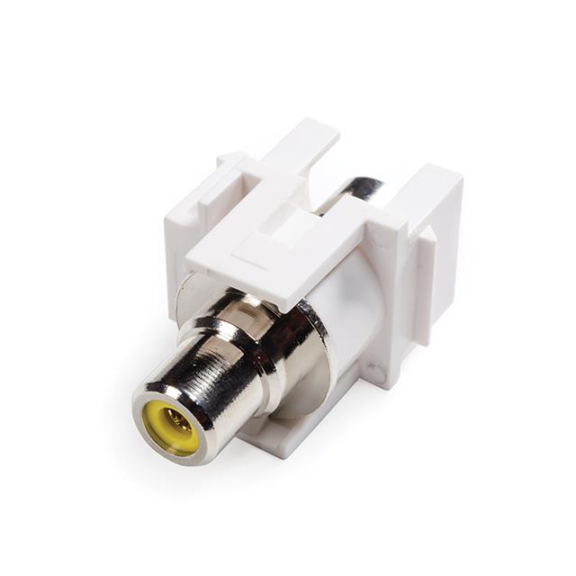 KJWH1-RCA-D-WH Hyperline  Jack per connettori modulari