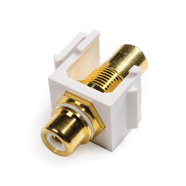 KJYL1-RCA-HG-WH Hyperline  Inserciones Keystone