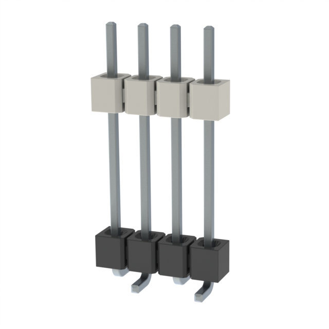 HW-04-10-T-S-630-SM Samtec Inc.  Board Spacers Stackers (Board to Board)