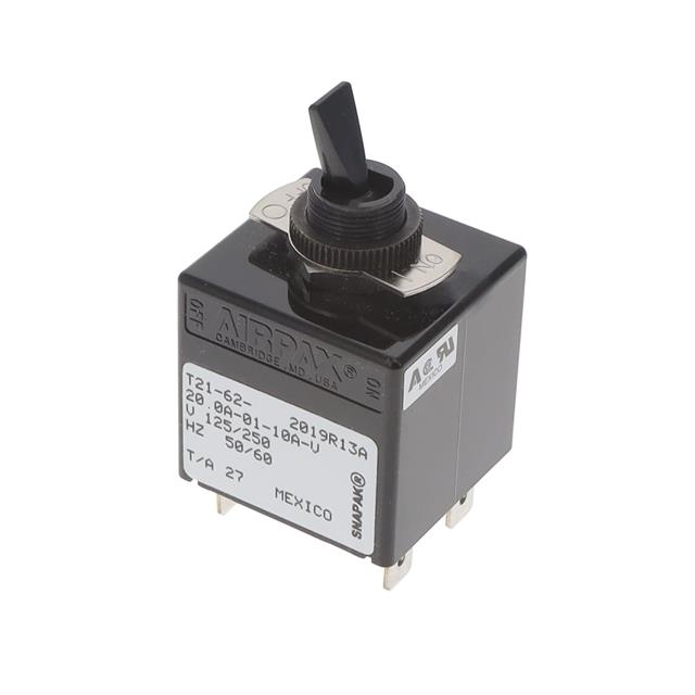 T21-62-20.0A-01-10A-V Sensata-Airpax Disjoncteurs