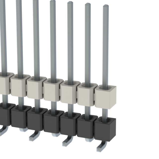 HW-16-10-T-S-370-SM Samtec Inc.  Board Spacers Stackers (Board to Board)