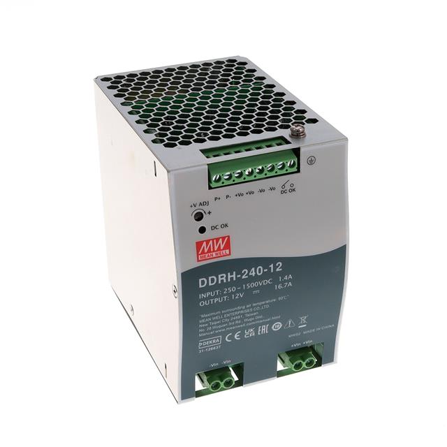 DDRH-240-12 MEAN WELL USA Inc.  Industrielle DIN-Schienen-Netzteile