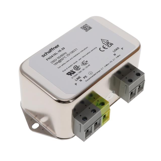 FN2415L-16-29 Schaffner EMC Inc.  Moduli di filtro di linea di alimentazione