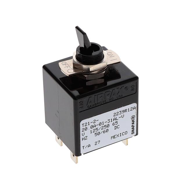 T21-2-20.0A-01-31AL-V Sensata-Airpax Disyuntores