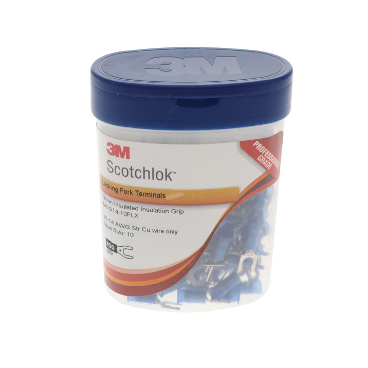 MNG14-10FLX-BOTTLE 3M  Spade Connectors