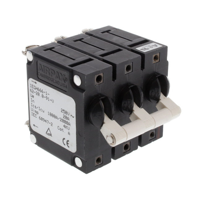 IEGH666-1-62-20.0-91-V Sensata-Airpax Disjoncteurs