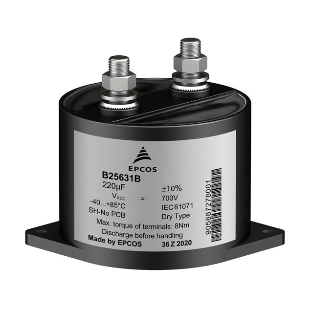 B25631B0127K800 EPCOS - TDK Electronics  Condensateurs tantale-polymère