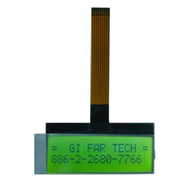 GFA1602A-GPAF-JES Gi Far technology Co., Ltd  Écran LCD OLED à caractères et chiffres