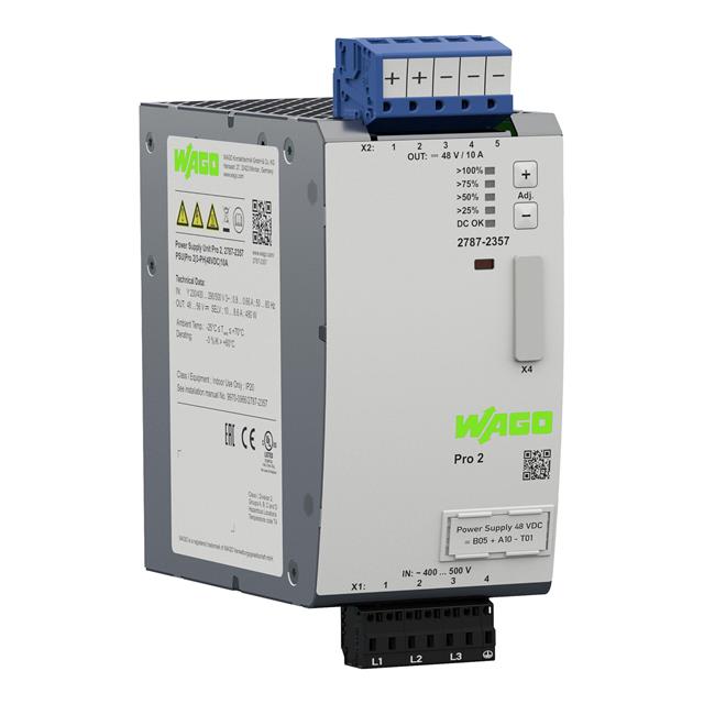 2787-2357 WAGO Corporation  Industrial DIN Rail Power Supplies