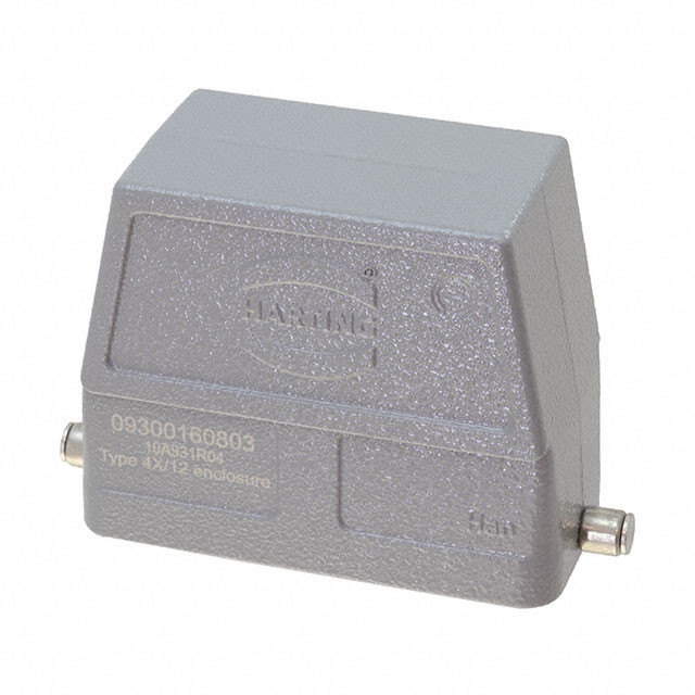 09300160803 HARTING  Heavy Duty Connector Housings Hoods Bases