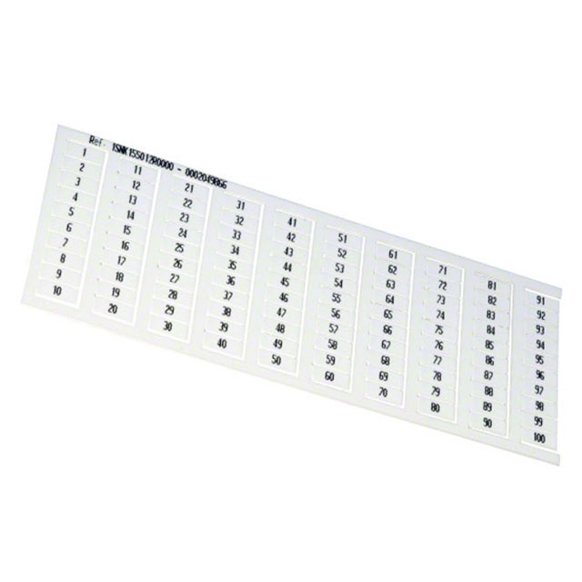 1SNK155012R0000 TE Connectivity ENTRELEC  Bandes de marquage pour borniers