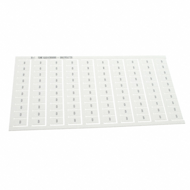 1SNK166042R0000 TE Connectivity ENTRELEC  Strisce di marcatura per morsettiere