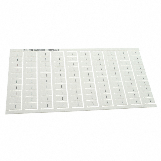 1SNK166092R0000 TE Connectivity ENTRELEC  Strisce di marcatura per morsettiere