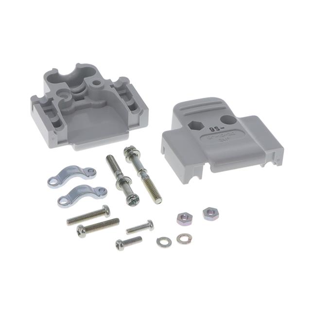 DE-C1-J6-S6R JAE Electronics  Capots de connecteurs D-Sub en forme de D