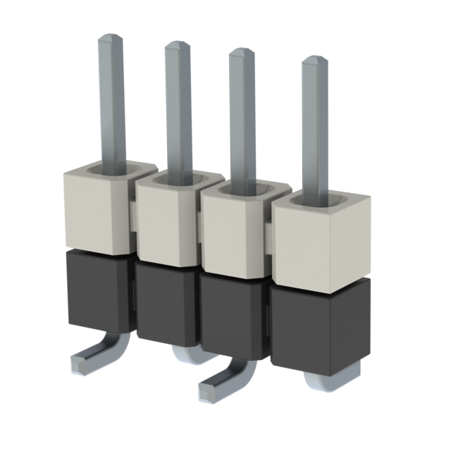 HW-04-08-T-S-250-SM Samtec Inc.  Board Spacers Stackers (Board to Board)