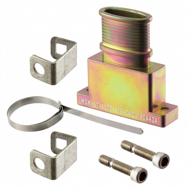 MDM-BT-31TE-SJS-CAD ITT Cannon, LLC  Capots de connecteurs D-Sub en forme de D