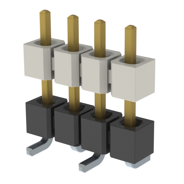 HW-04-08-S-S-354-SM Samtec Inc.  Board Spacers Stackers (Board to Board)