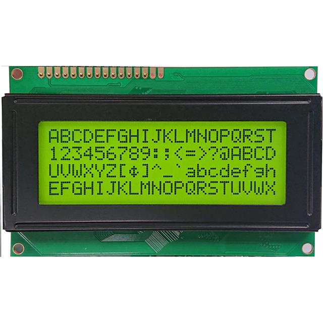 GFC2004J-YPOE-JP08 Gi Far technology Co., Ltd  Écran LCD OLED à caractères et chiffres
