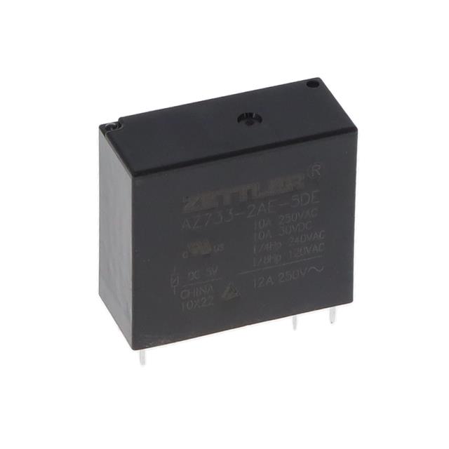 AZ733-2AE-5DE American Zettler  Power Relays Over 2 Amps