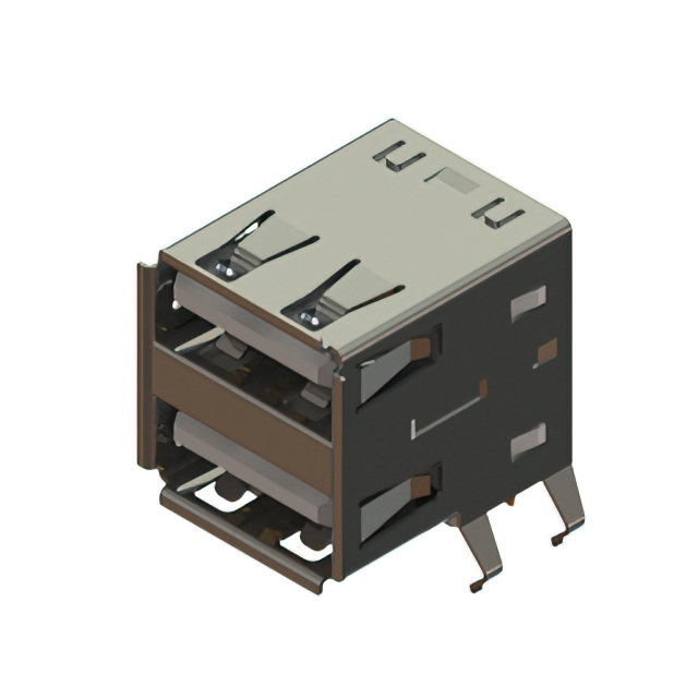 690N208-124-020 EDAC Inc.  Conjuntos de conectores USB DVI HDMI