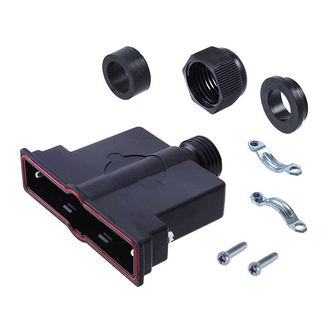 09670370438 HARTING  Capots de connecteurs D-Sub en forme de D