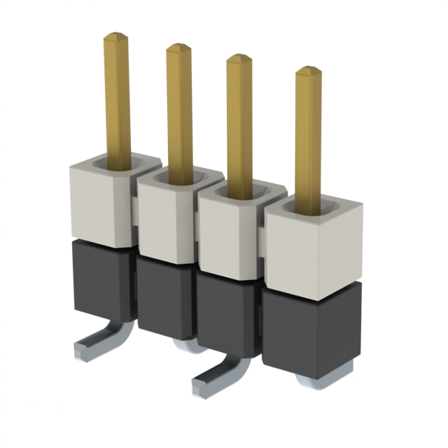 HW-04-17-L-S-250-SM Samtec Inc.  Board Spacers Stackers (Board to Board)