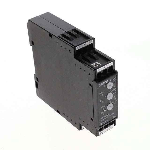 K8AK-PM2 380/480VAC Omron Automation and Safety Moniteurs de sortie de relais