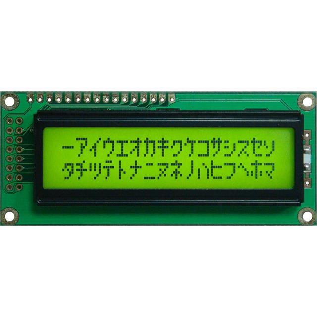 GFC1602D-YPOE-JP04 Gi Far technology Co., Ltd  Écran LCD OLED à caractères et chiffres