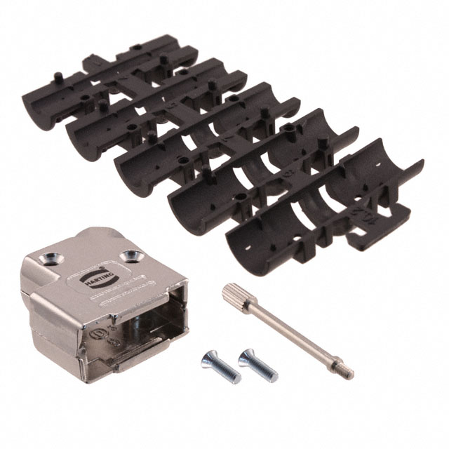 9670090333 HARTING  Carcasas traseras para conectores D-Sub en forma de D