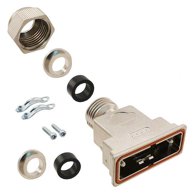 09670150538 HARTING  Capots de connecteurs D-Sub en forme de D