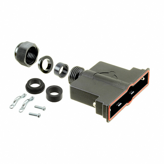 09670370439 HARTING  Capots de connecteurs D-Sub en forme de D