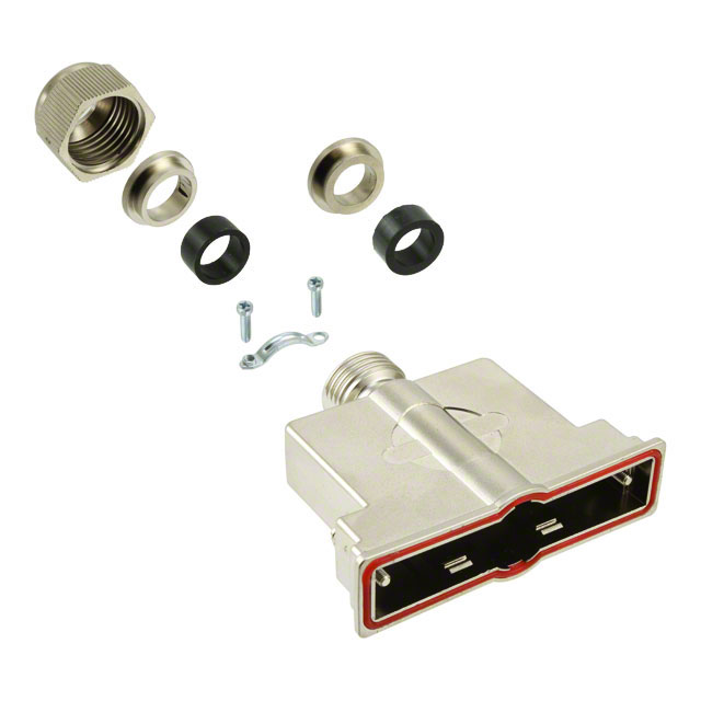 09670370539 HARTING  Capots de connecteurs D-Sub en forme de D