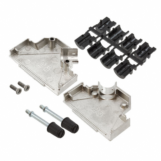 2-1478763-5 TE Connectivity AMP Connectors  Capots de connecteurs D-Sub en forme de D