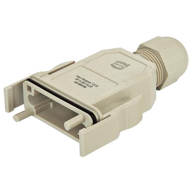 09140010420 HARTING  Boîtiers de connecteurs robustes, capots, bases
