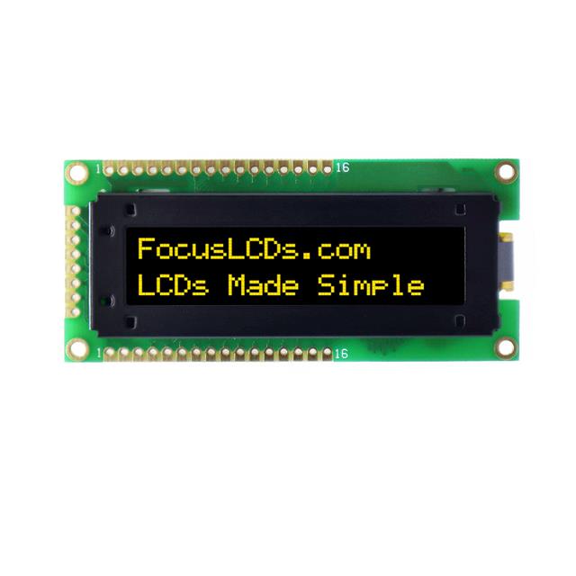 O162B-CY-SS5 Focus LCDs  Écran LCD OLED à caractères et chiffres