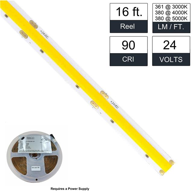 CVX-COB-4090-16FT JESCO Lighting Group  Modules de moteurs à LED COB Bandes