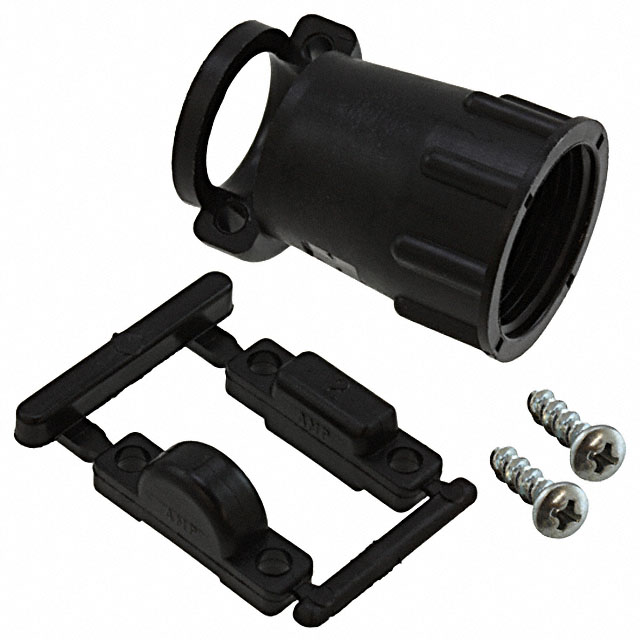 206966-9 TE Connectivity AMP Connectors  Carcasas traseras y abrazaderas de cables