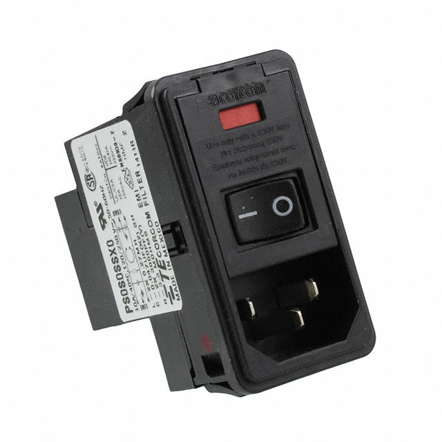 PS0S0SSX0 TE Connectivity Corcom Filters  Power Entry Modules (PEM)