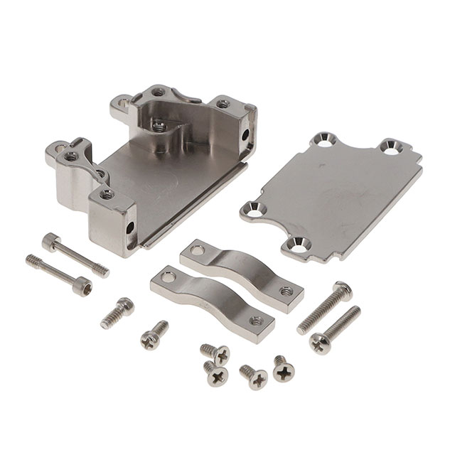 D25000ALNE0/AA Amphenol Positronic  Carcasas traseras para conectores D-Sub en forma de D