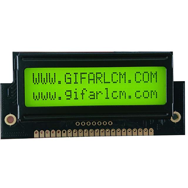 GFC1602S-YPOEJT02 Gi Far technology Co., Ltd  Écran LCD OLED à caractères et chiffres