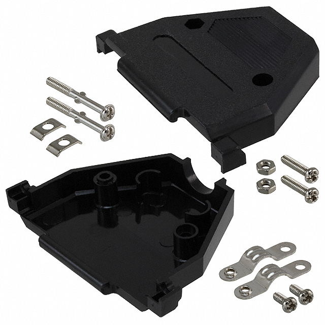 AGP 37 G-NEW Assmann WSW Components  Capots de connecteurs D-Sub en forme de D